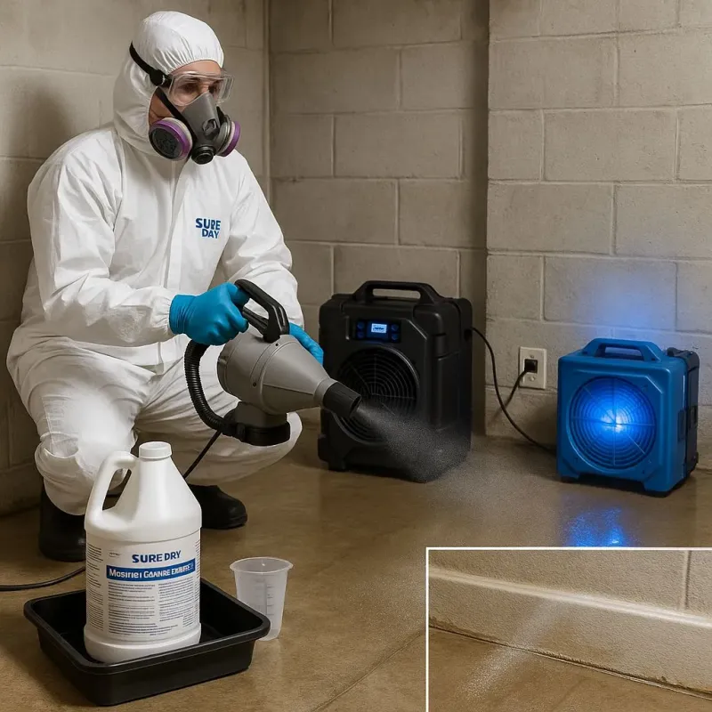 Sanitization and Odor Removal process in Spotsylvania County, VA